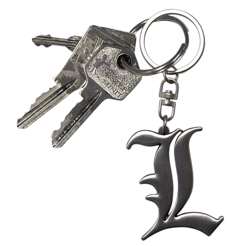 Death Note Sleutelhanger 3D L Symbol Metaal - Fans Geek Storeproduct_typeABYstyle