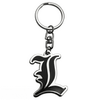 Death Note Sleutelhanger L Symbol Metaal - Fans Geek Storeproduct_typeABYstyle