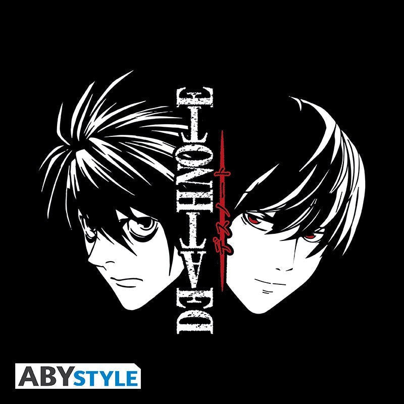 Death Note T-Shirt Unisex L & Light ABYstyle Katoen - Fans Geek Storeproduct_typeABYstyle