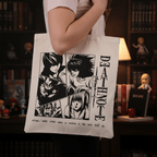 Death Note 🖤 Tote Bag Characters Katoen 38x42cm - Fans Geek Storeproduct_typeABYstyle