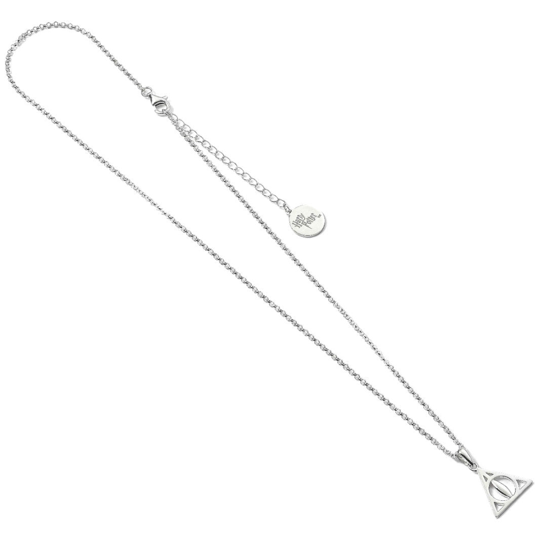 Harry Potter: Sterling Silver Deathly Hallows Necklace - Fans Geek Store