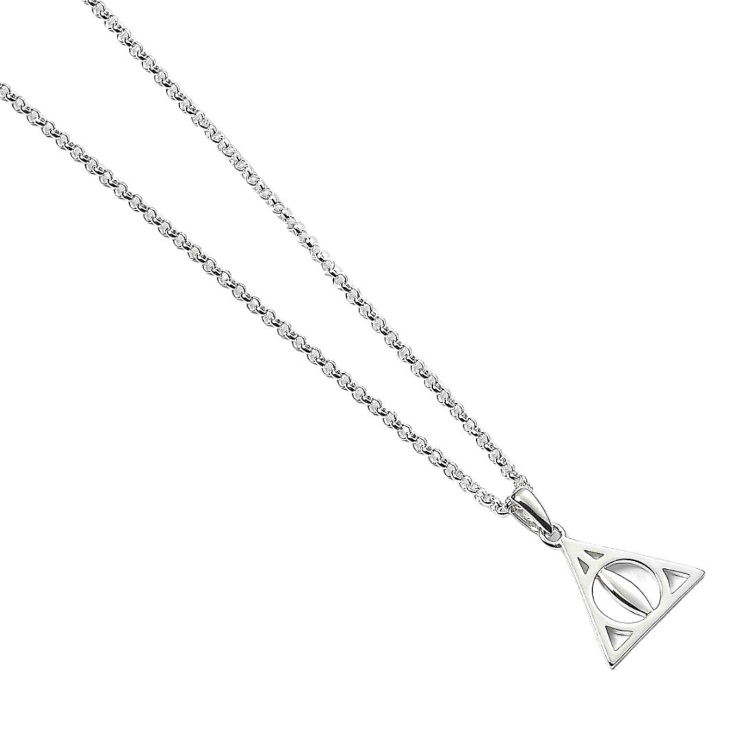 Harry Potter: Sterling Silver Deathly Hallows Necklace - Fans Geek Store