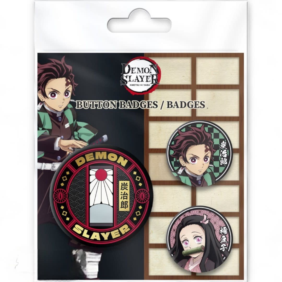 DEMON SLAYER - Badge Pack - Tanjiro & Nezuko S2 - Fans Geek Store