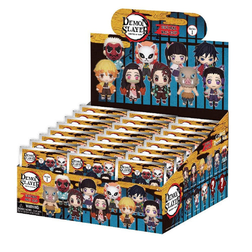 Demon Slayer Kimetsu no Yaiba – 3D PVC Bag Clips Serie 5 | Display 24 Blind Bags - Fans Geek Storeproduct_typeMonogram