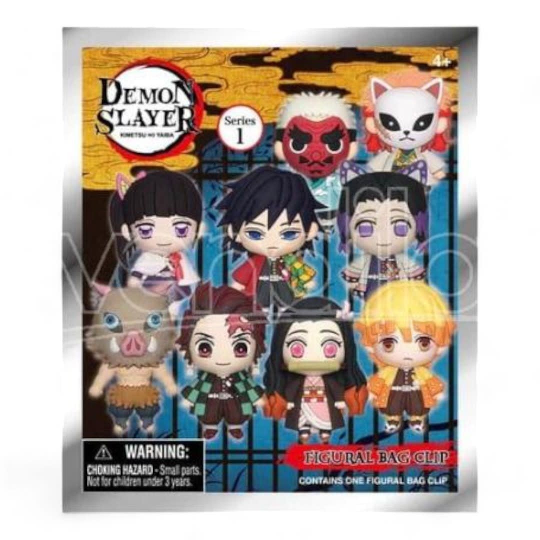 Demon Slayer Kimetsu no Yaiba: 3D Bag Clip Series 1 (Prijs per blindpack) - Fans Geek Store