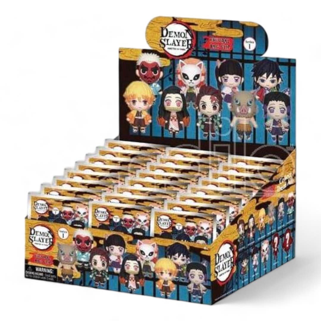 Demon Slayer Kimetsu no Yaiba: 3D Bag Clip Series 1 (Prijs per blindpack) - Fans Geek Store