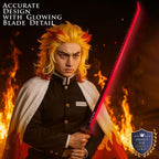 Demon Slayer: Kimetsu no Yaiba - Rengoku Kyoujurou Sword - LED Version - Fans Geek Store