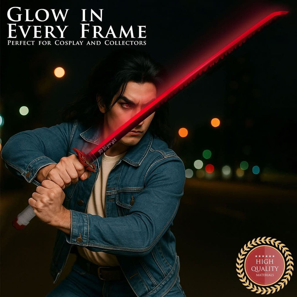 Demon Slayer: Kimetsu no Yaiba - Rengoku Kyoujurou Sword - LED Version - Fans Geek Store