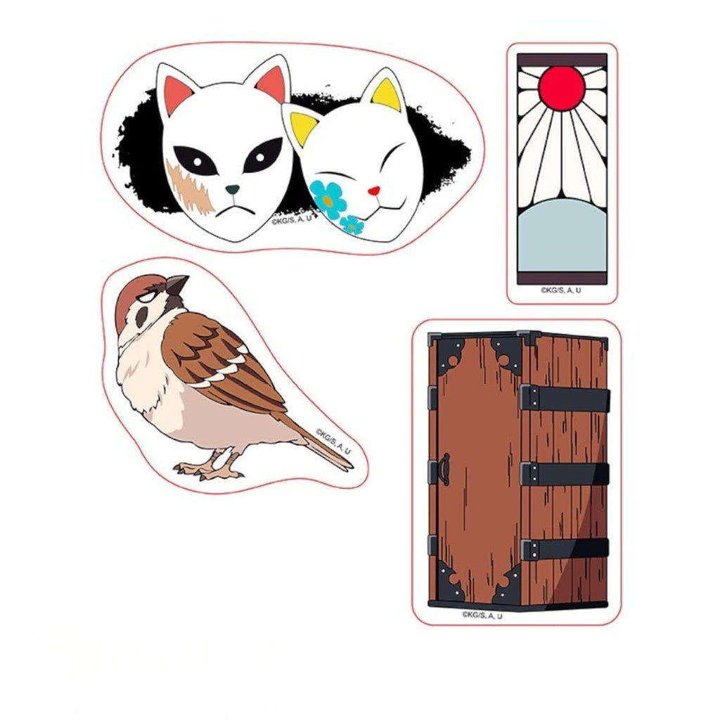 DEMON SLAYER - Pck Tumbler with straw 470ml + Acryl + Stickers - Fans Geek Store