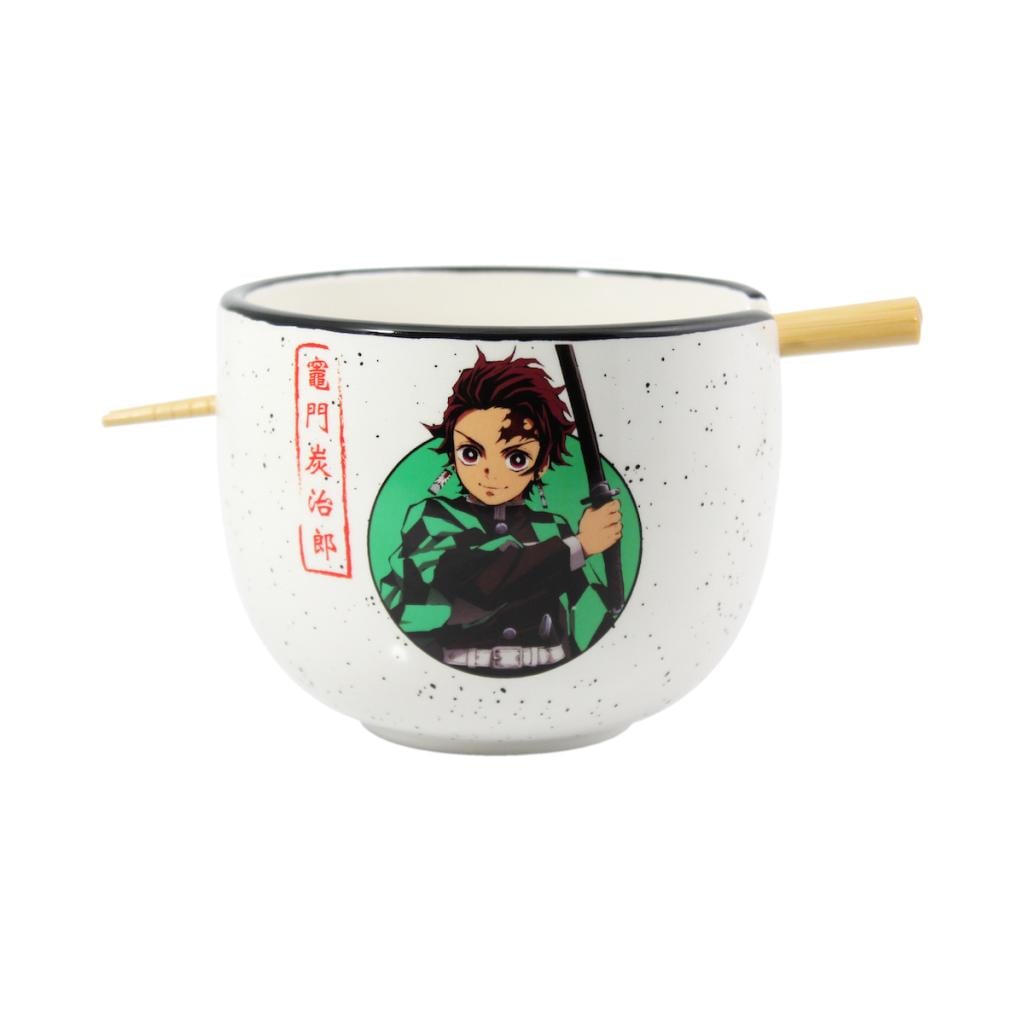 Demon Slayer Ramen Bowl with Chopsticks Tanjiro 414 ml - Fans Geek Storeproduct_typeJust Funky