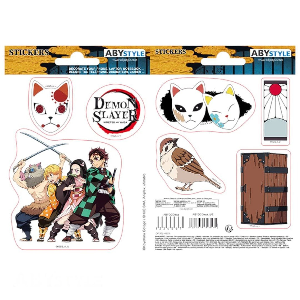 DEMON SLAYER - Stickers - 16x11cm/ 2 sheets - Slayers - Fans Geek Store