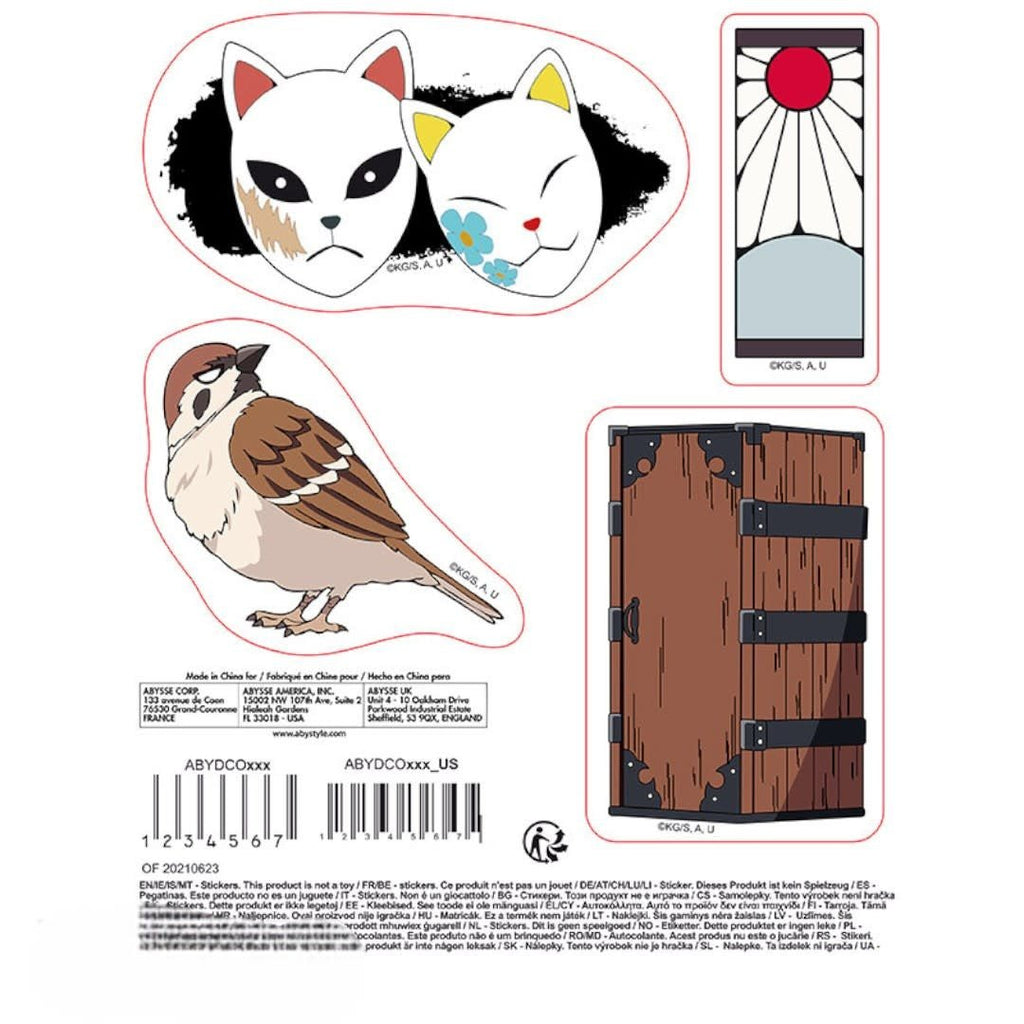 DEMON SLAYER - Stickers - 16x11cm/ 2 sheets - Slayers - Fans Geek Store