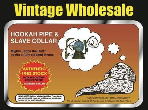 Star Wars: Kenner Jabba the Hutt Playset - Hookah Pipe and Slave Collar - Fans Geek Store
