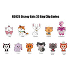 Disney Cats 3D Foam Bag Clips, seria 69 – ekspozytor 24 sztuki