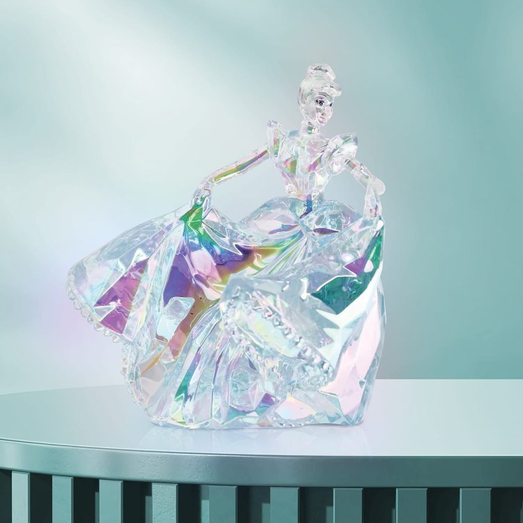 Disney Cinderella Facet Acryl Beeldje - Gem - Cut Kristal Stijl 6.5cm - Fans Geek Storeproduct_typeEnesco