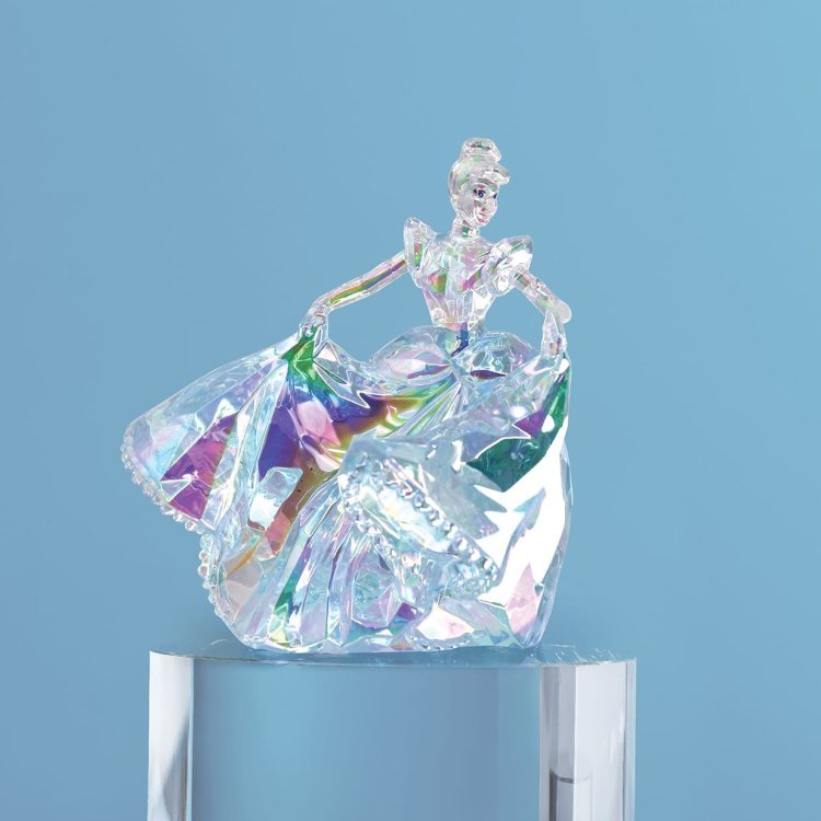 Disney Cinderella Facet Acryl Beeldje - Gem - Cut Kristal Stijl 6.5cm - Fans Geek Storeproduct_typeEnesco