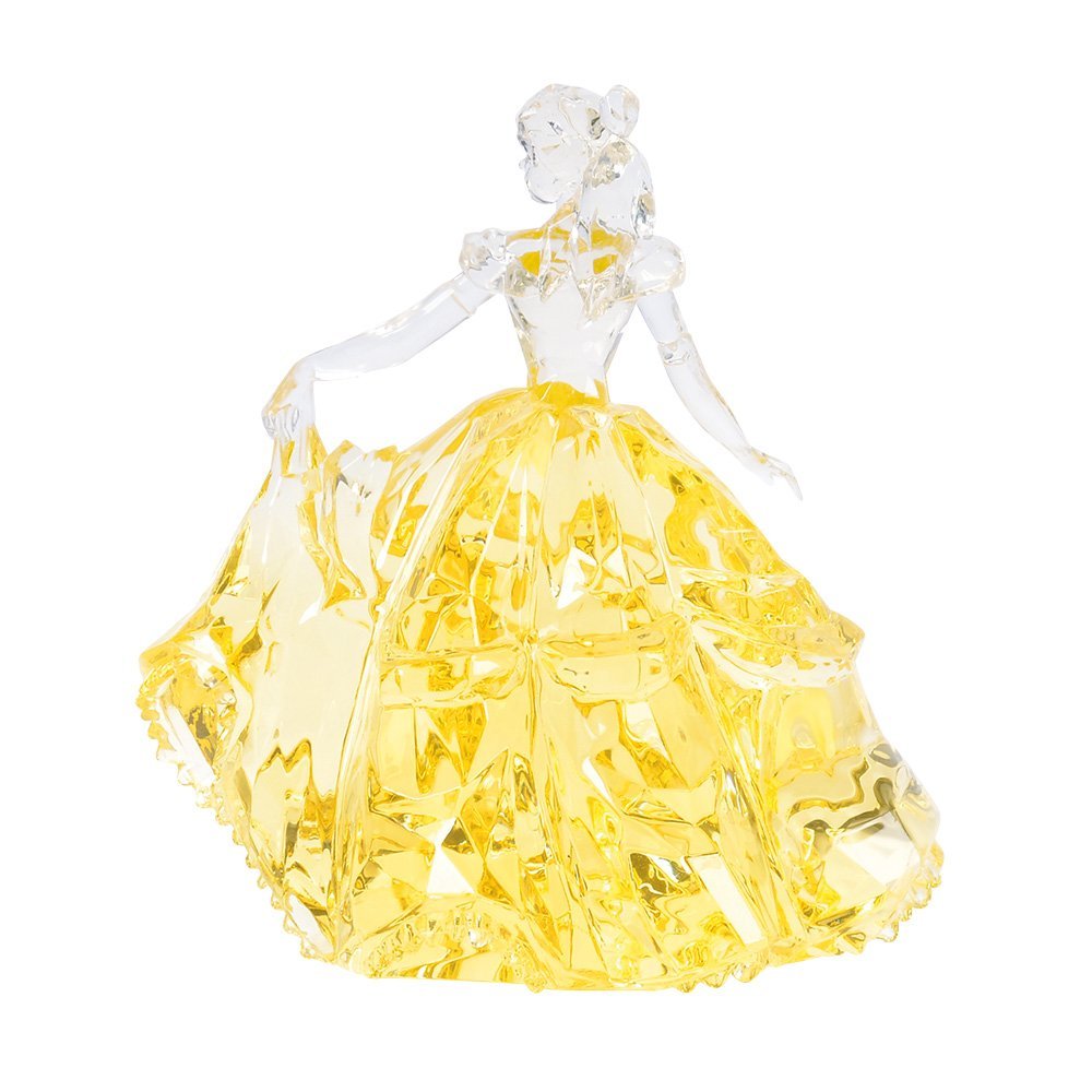 Disney Facets Belle Figurine Crystal Clear Yellow Gown 35th Anniversary - Fans Geek Storeproduct_typeEnesco