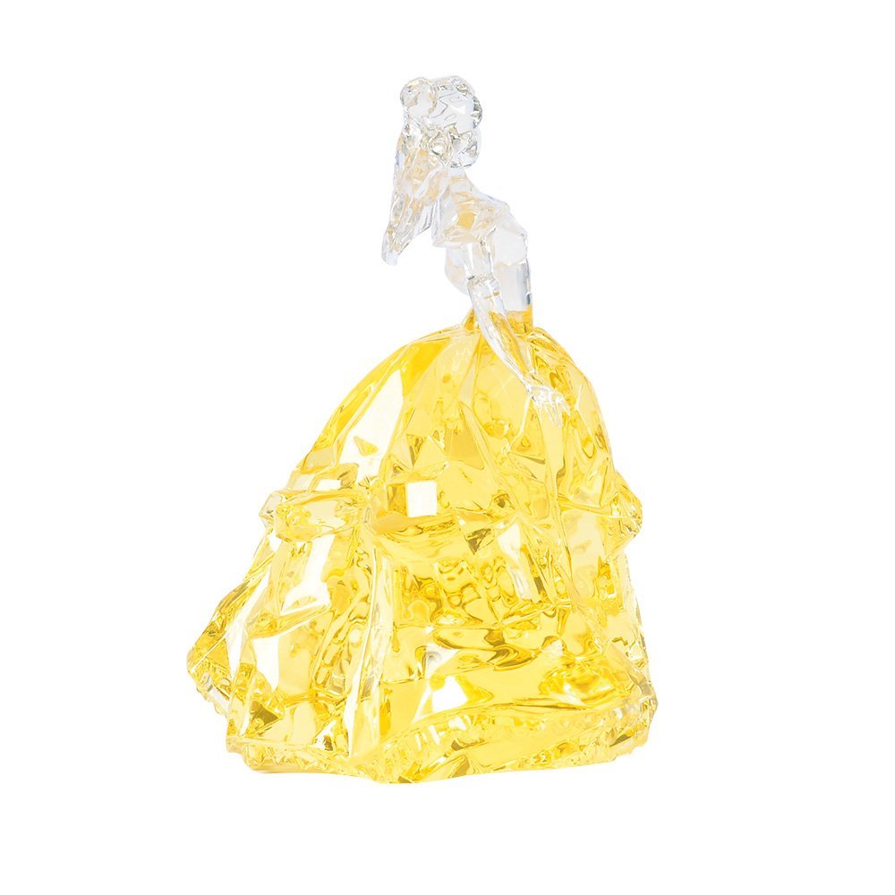 Disney Facets Belle Figurine Crystal Clear Yellow Gown 35th Anniversary - Fans Geek Storeproduct_typeEnesco