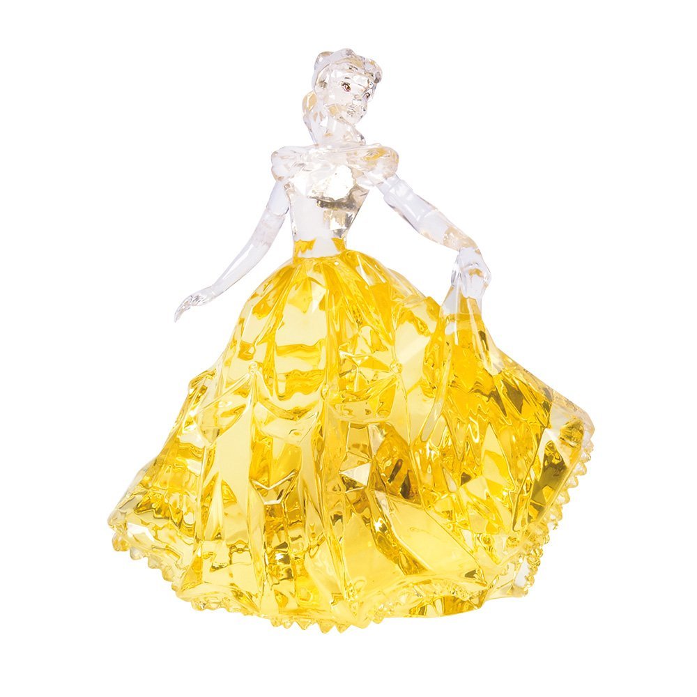 Disney Facets Belle Figurine Crystal Clear Yellow Gown 35th Anniversary - Fans Geek Storeproduct_typeEnesco