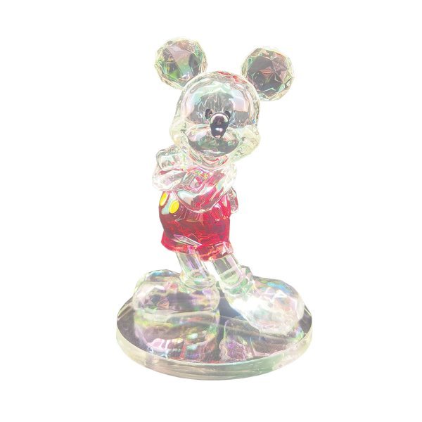 Disney Facets Mickey Mouse Acrylic Sculpture Figurine With Sparkles - Fans Geek Storeproduct_typeEnesco