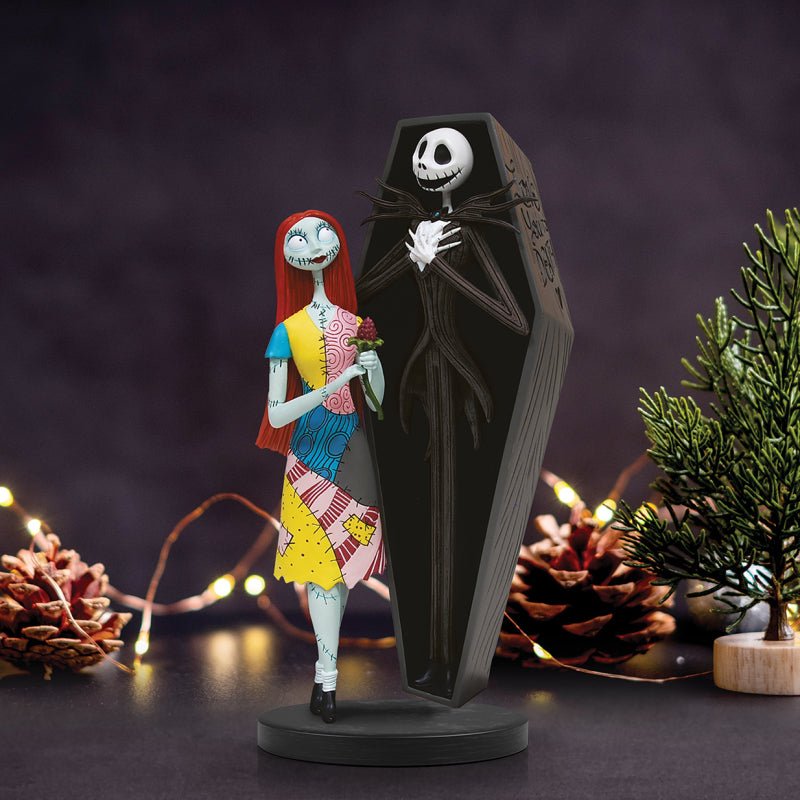 Disney Jack & Sally Coffin Figurine - Nightmare Before Christmas Beeldje - Fans Geek Storeproduct_typeEnesco