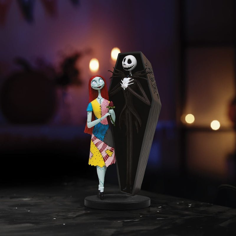 Disney Jack & Sally Coffin Figurine - Nightmare Before Christmas Beeldje - Fans Geek Storeproduct_typeEnesco