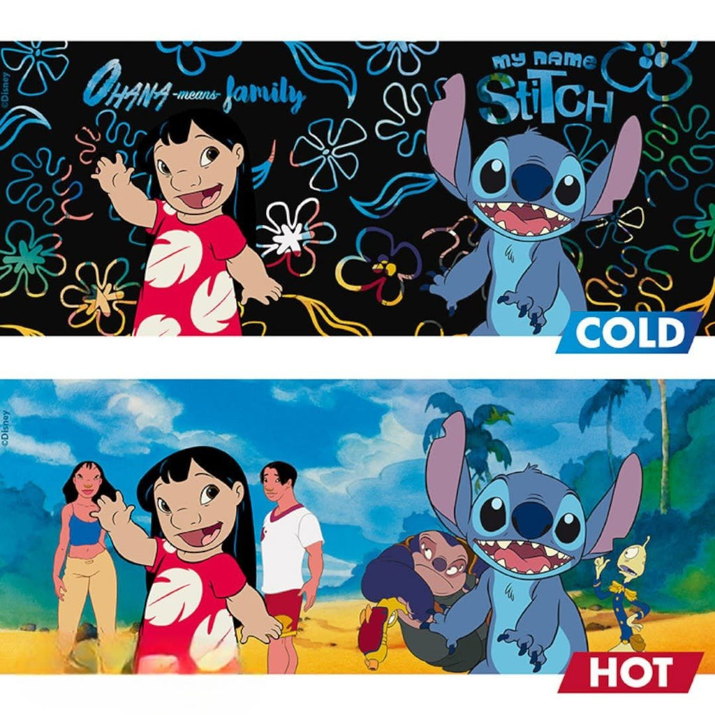 DISNEY - Mug Heat Change - 460 ml - Lilo et Stitch - cardboard - Fans Geek Store