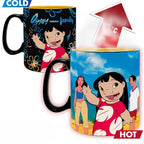 DISNEY - Mug Heat Change - 460 ml - Lilo et Stitch - cardboard - Fans Geek Store