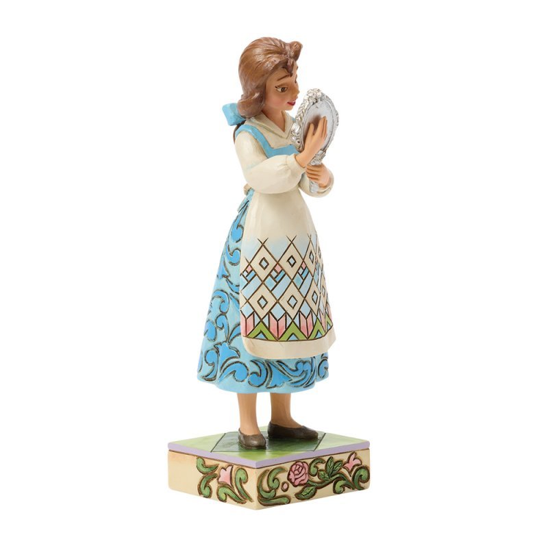 Disney Traditions: Belle met Spiegel Beeldje | Jim Shore – Beauty and the Beast - Fans Geek Storeproduct_typeDisney Traditions