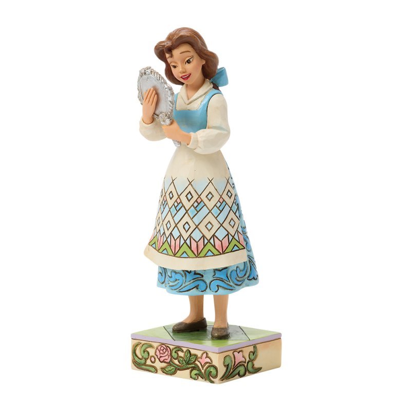 Disney Traditions: Belle met Spiegel Beeldje | Jim Shore – Beauty and the Beast - Fans Geek Storeproduct_typeDisney Traditions
