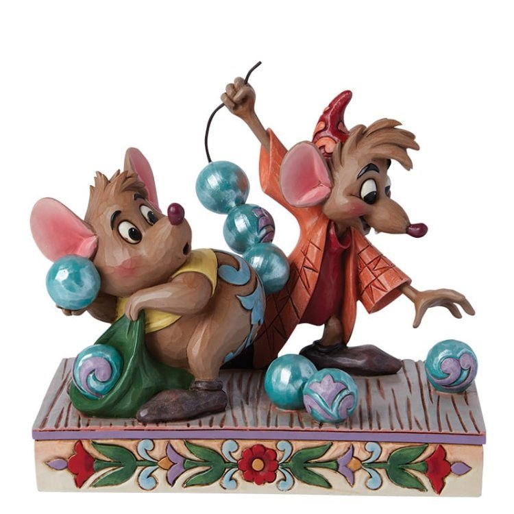 Disney Traditions Jaq & Gus Beeldje - Assepoester 75th Anniversary - Handgeschilderd Polyresin - Fans Geek Storeproduct_typeDisney Traditions