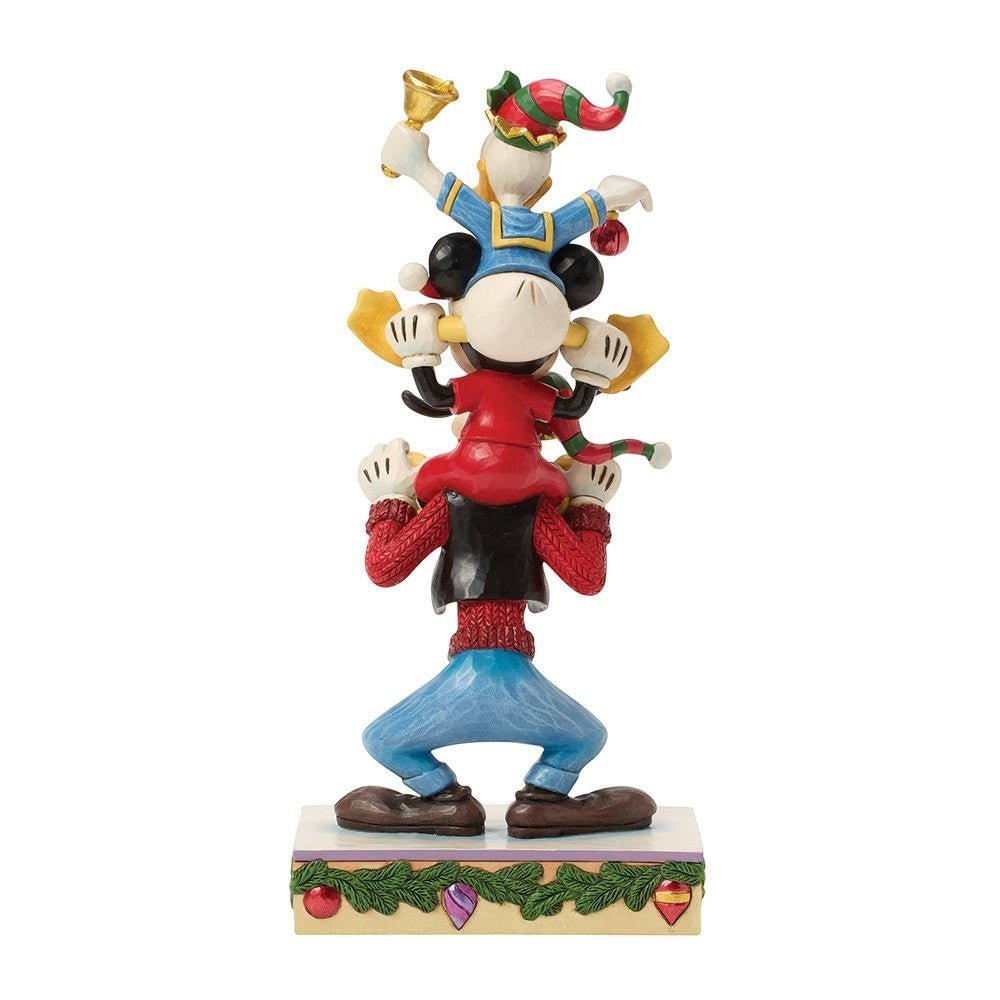 Disney Traditions: Mickey, Donald & Goofy Stapelbeeldje 22 cm | Jim Shore - Fans Geek Storeproduct_typeDisney Traditions by Jim Shore