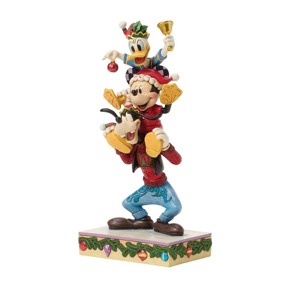 Disney Traditions: Mickey, Donald & Goofy Stapelbeeldje 22 cm | Jim Shore - Fans Geek Storeproduct_typeDisney Traditions by Jim Shore