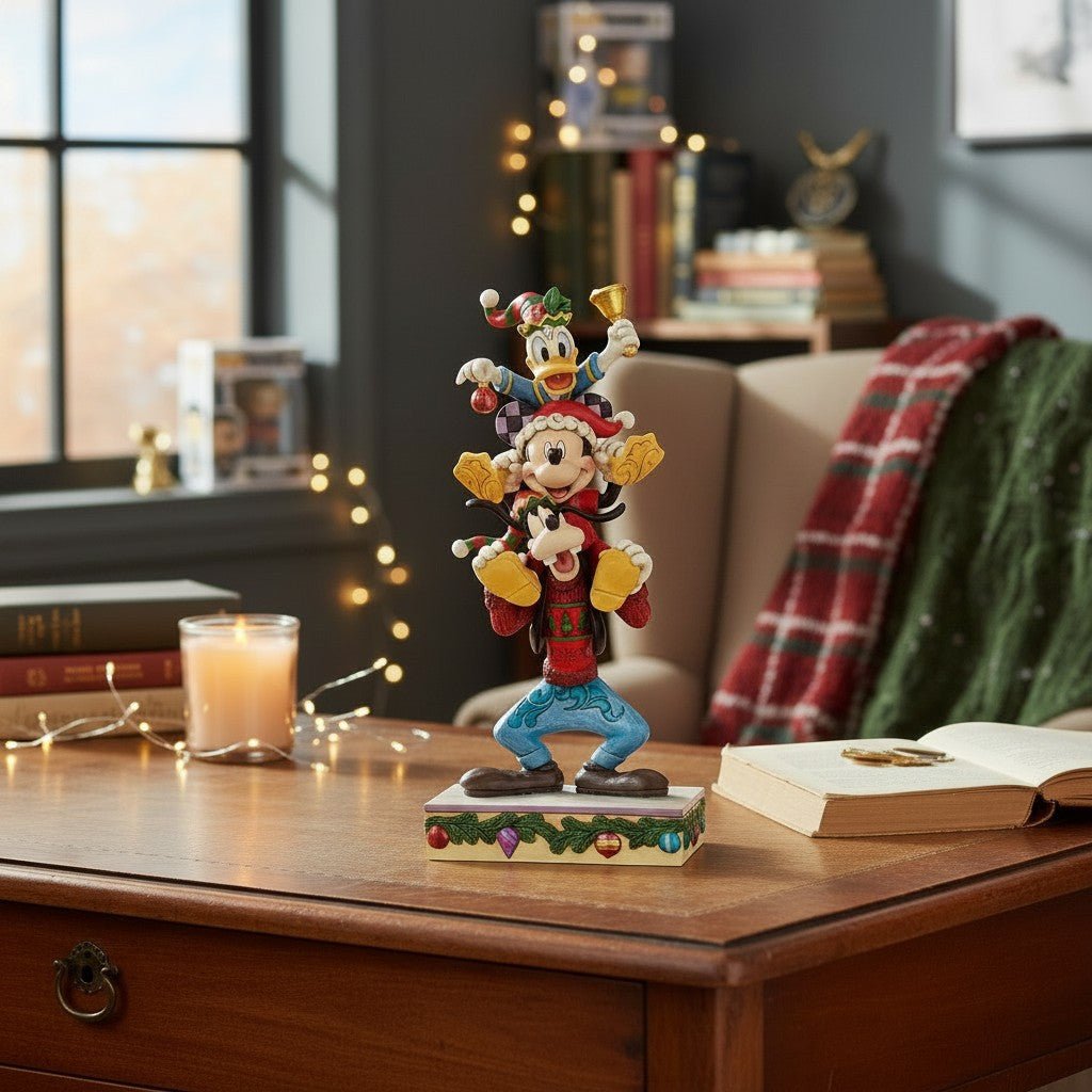 Disney Traditions: Mickey, Donald & Goofy Stapelbeeldje 22 cm | Jim Shore - Fans Geek Storeproduct_typeDisney Traditions by Jim Shore