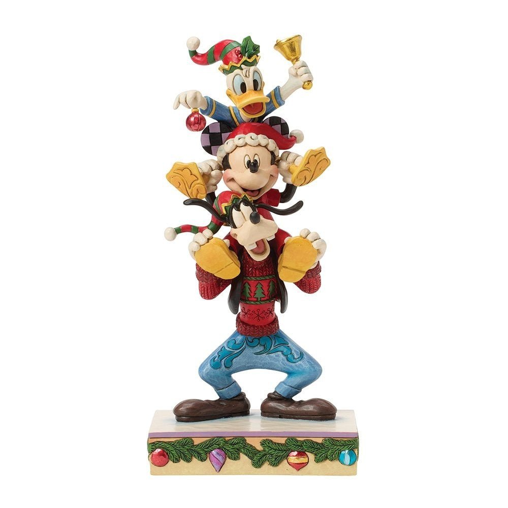 Disney Traditions: Mickey, Donald & Goofy Stapelbeeldje 22 cm | Jim Shore - Fans Geek Storeproduct_typeDisney Traditions by Jim Shore