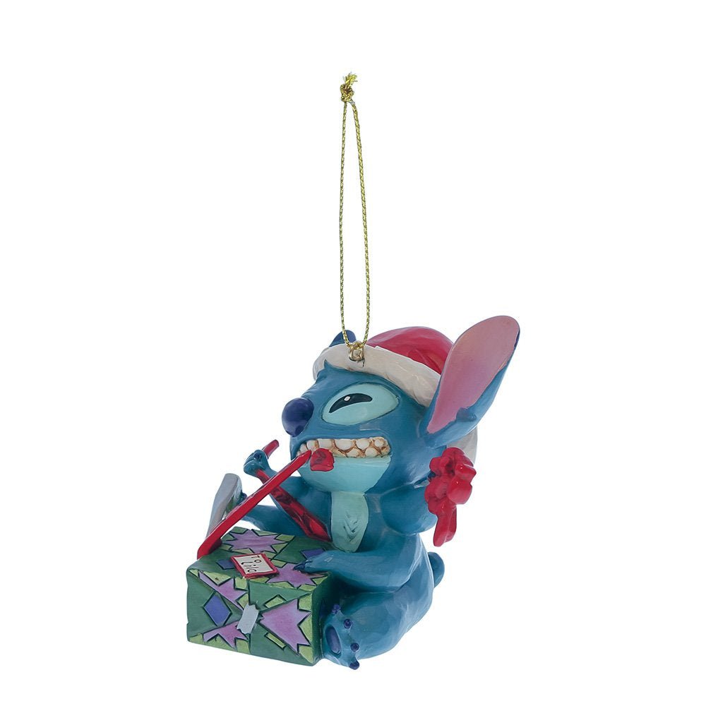 Disney Traditions – Stitch Pakt Cadeau Uit | Kerstboomornament | 7,5 cm - Fans Geek Storeproduct_typeDisney Traditions (Enesco)