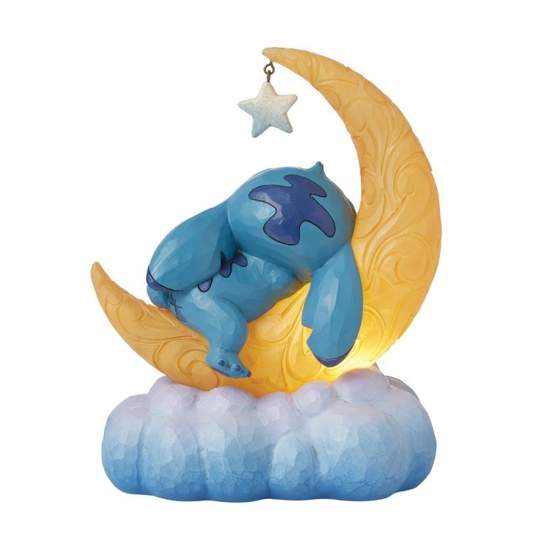 Disney Traditions – Stitch & Scrump op Lichtgevende Maan | Jim Shore | 19,5 cm - Fans Geek Storeproduct_typeDisney Traditions (Enesco)