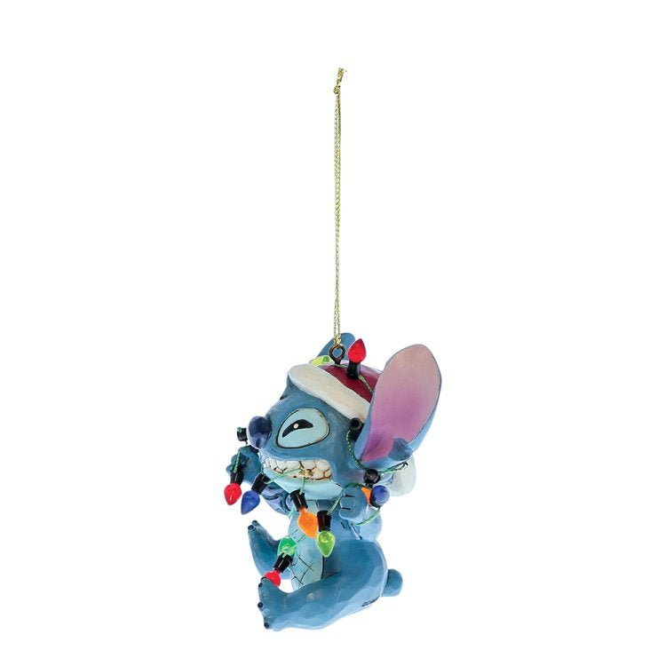 Disney Traditions – Stitch Verstrikt in Kerstlichtjes | Kerstboomhanger | 8 cm - Fans Geek Storeproduct_typeDisney Traditions (Enesco)