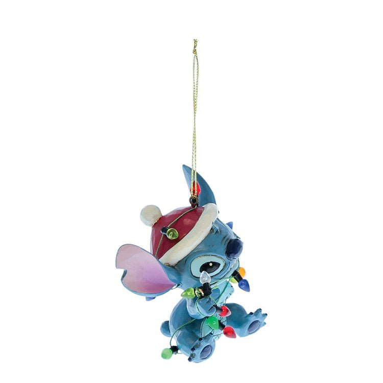Disney Traditions – Stitch Verstrikt in Kerstlichtjes | Kerstboomhanger | 8 cm - Fans Geek Storeproduct_typeDisney Traditions (Enesco)