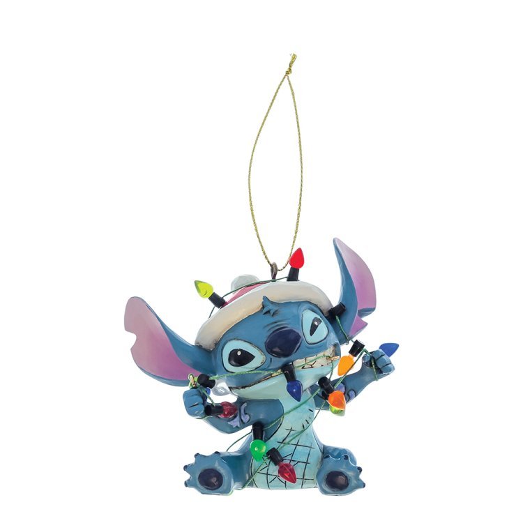 Disney Traditions – Stitch Verstrikt in Kerstlichtjes | Kerstboomhanger | 8 cm - Fans Geek Storeproduct_typeDisney Traditions (Enesco)
