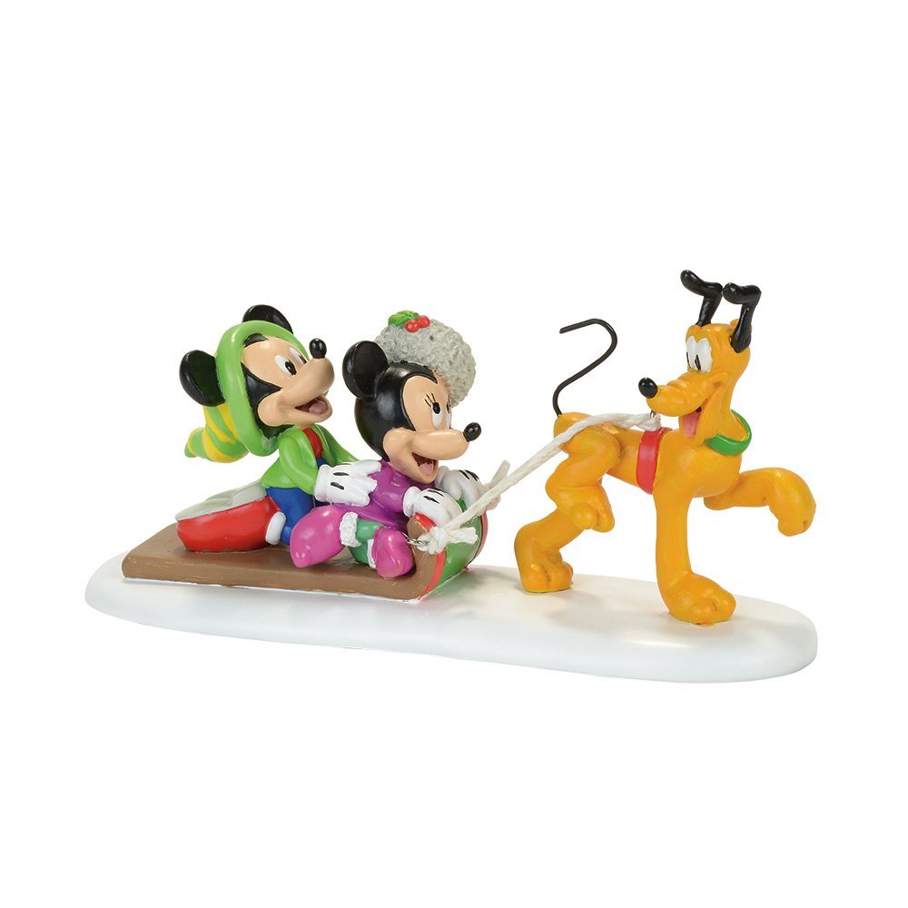 Disney Village Pluto Toboggan Ride Figurine 14.5cm D56 - Fans Geek Storeproduct_typeDisney Village