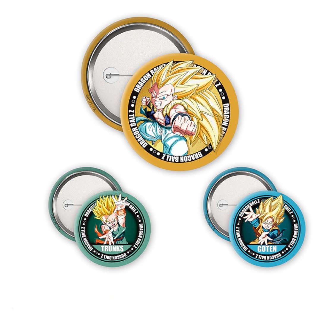 DRAGON BALL - Badge Pack - DBZ/Trunks, Goten & Gotrunks - Fans Geek Store