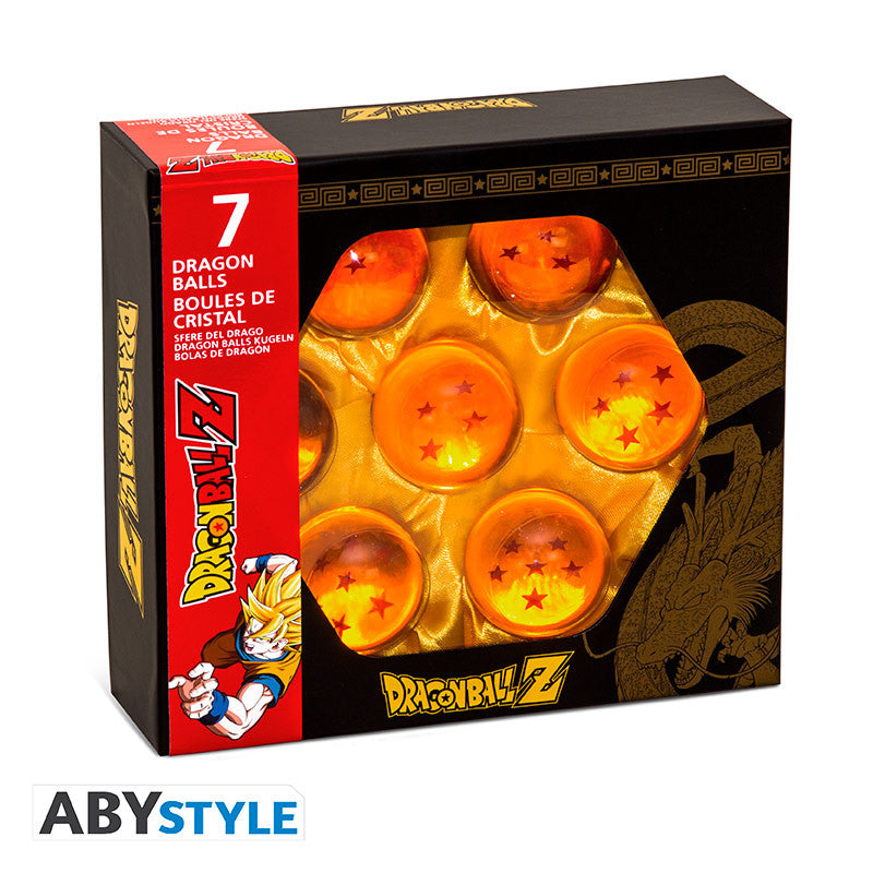 Dragon Ball Collectorbox met 7 Acrylkristalbollen en Displaydoos