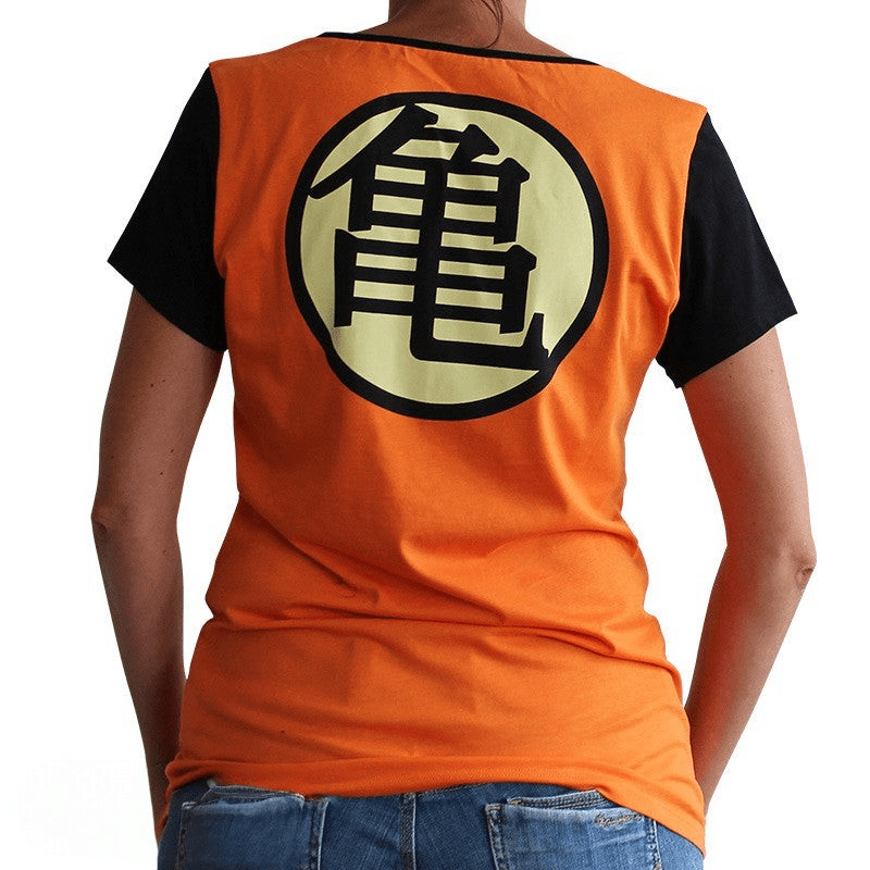 Dragon Ball dames-T-shirt Kame-symbool oranje - Fans Geek Storeproduct_type#ABYstyle