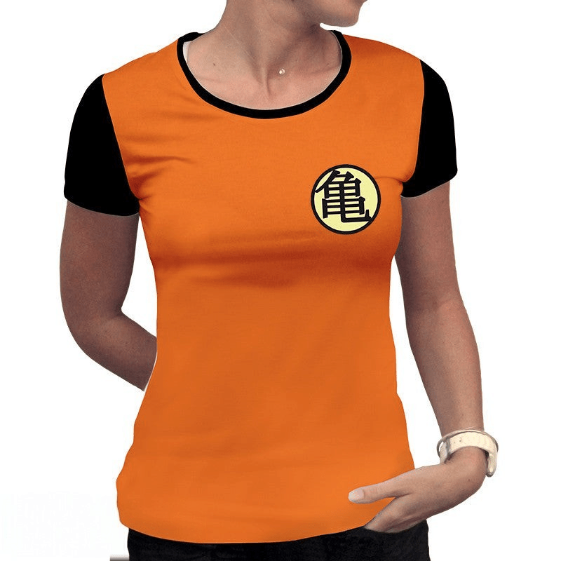 Dragon Ball dames-T-shirt Kame-symbool oranje - Fans Geek Storeproduct_type#ABYstyle