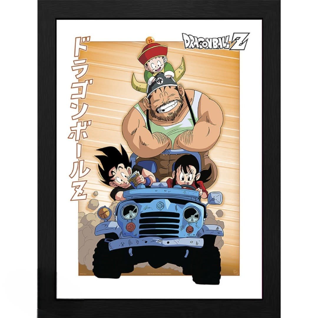 DRAGON BALL - Framed print "Family Road Trip" - Fans Geek Store