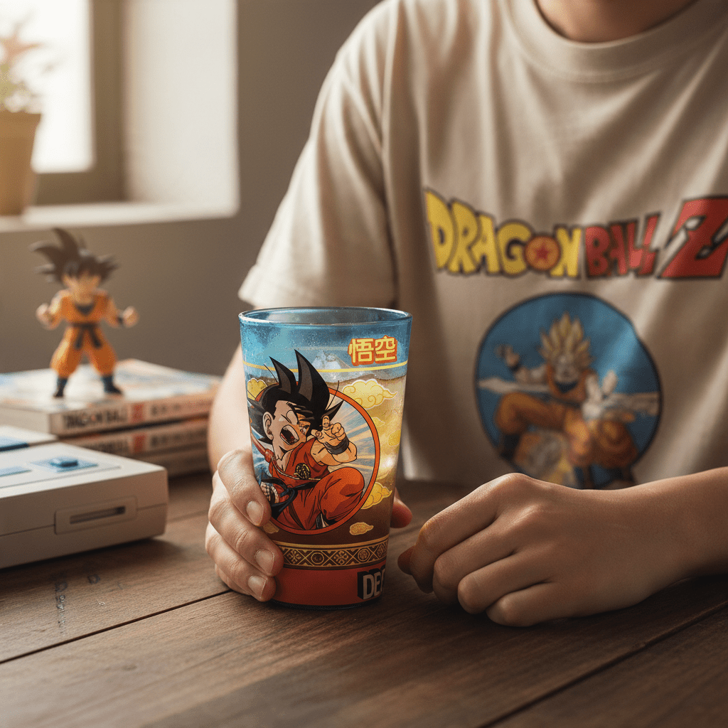 Dragon Ball Goku op de vliegende wolk drinkglas 400 ml - Fans Geek Storeproduct_type#ABYstyle