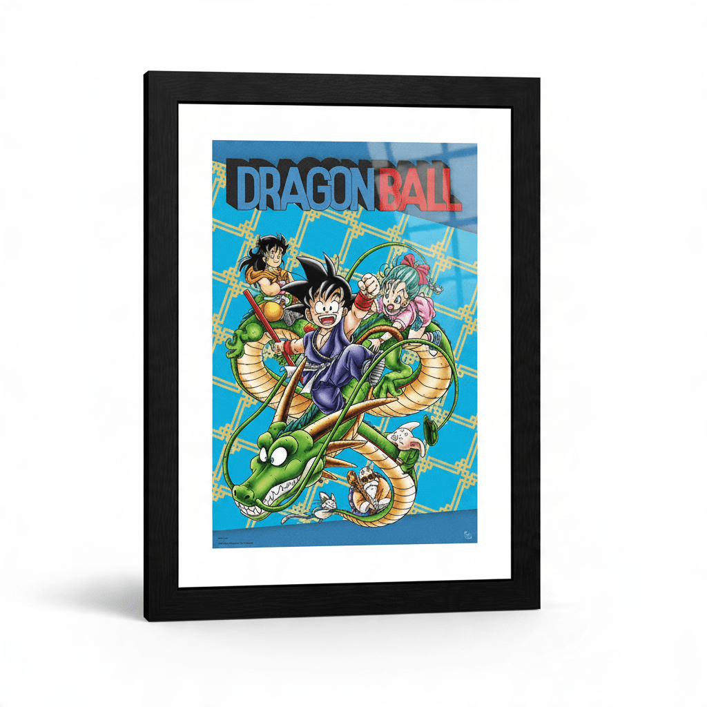 Dragon Ball ingelijste poster mangaomslagen - Fans Geek Storeproduct_type#GB Eye