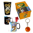 DRAGON BALL - Pck premium Large Glass +3D Keychain+Mug HeatChange - Fans Geek Store