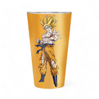 DRAGON BALL - Premium Large Glass - 400ml - Goku Saiyan - box - Fans Geek Store
